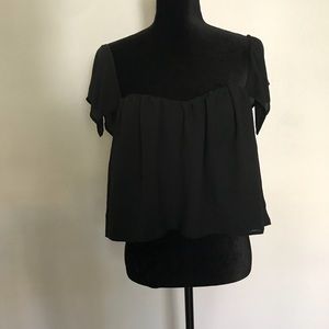 Olivaceous Black Crop Top